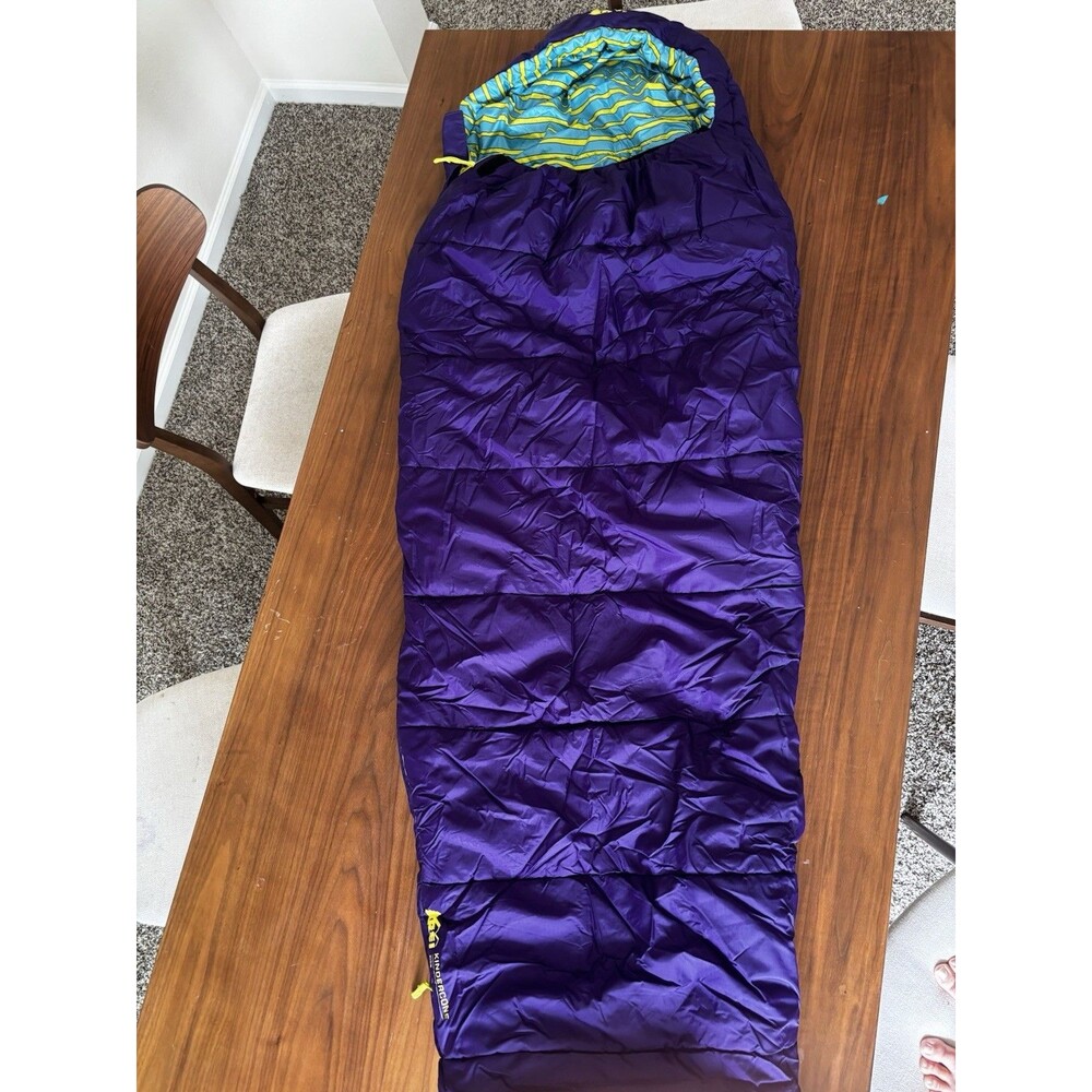 REI Kindercone Mummy Kids Sleeping Bag Purple